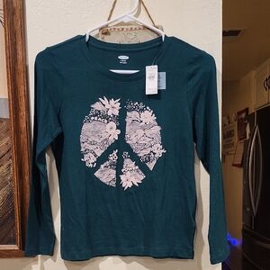 December Sale...Buy 1 Get 2 Free...Old Navy Green Long Sleeve